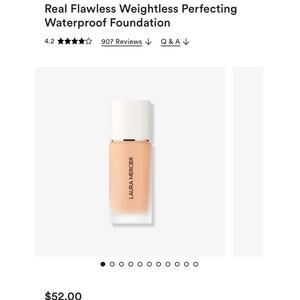 New Laura Mercier NY Real flawless weightless perfecting foundation 2C1 Ecru 1oz